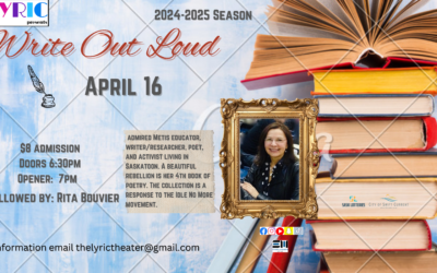 Write Out Loud with Author Rita Bouvier