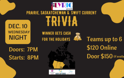 Canadian Prairie Trivia – All Canadian, All Prairie Tickets at the Door!