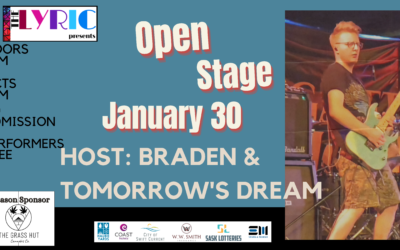 Open Stage: Host Braden & Tomorrow’s Dream – Tickets at the Door